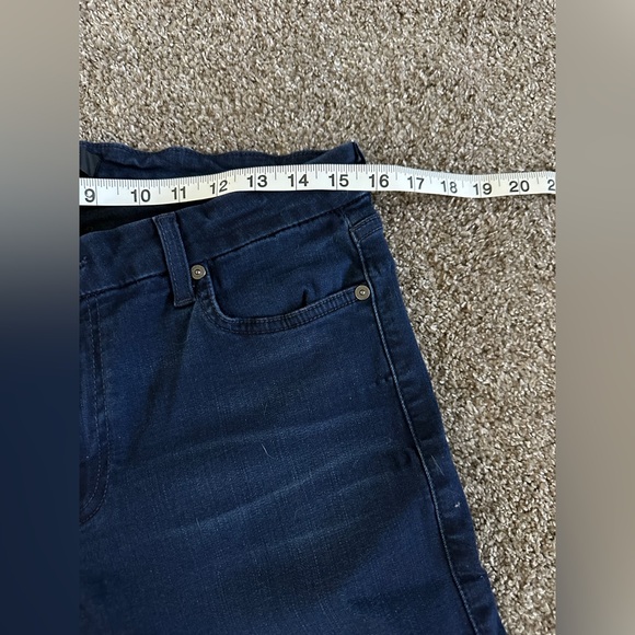 7 for all mankind the ankle skinny denim jeans B(AIR) size 31 high stretch - Picture 13 of 16